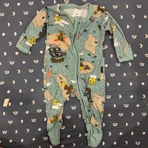 Bonds Wondersuit Pajamas with 2 way zipper; 0-3m